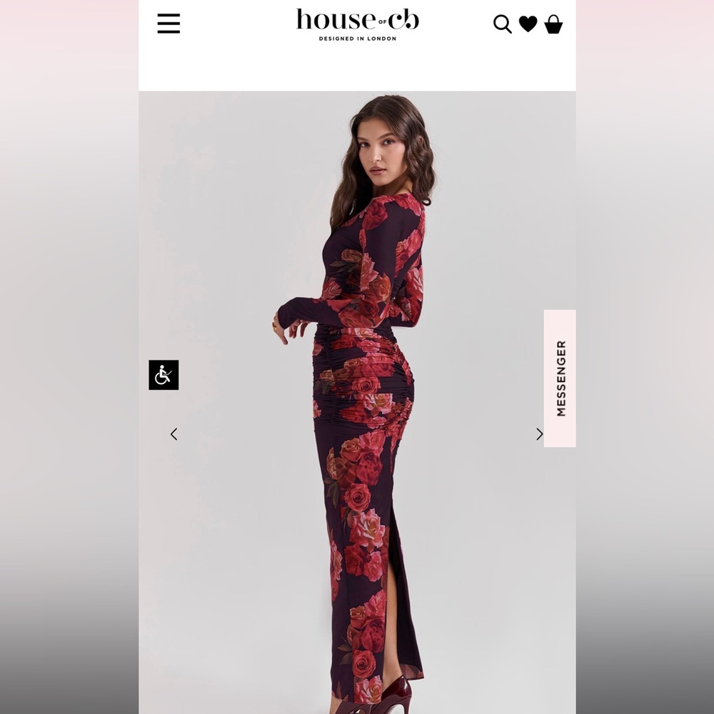 House of CB Lanetta Georgette Dress - Picture 3 of 8